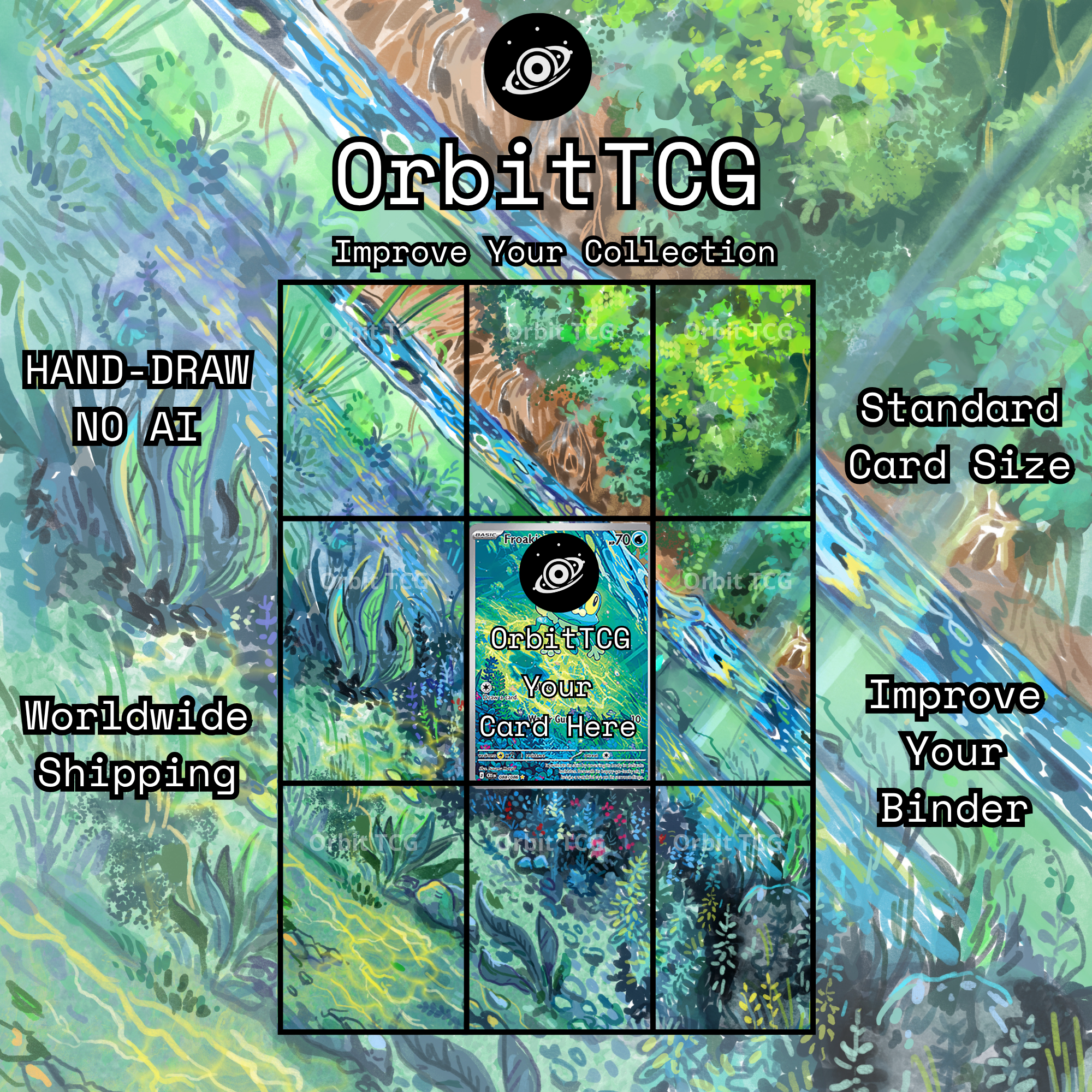 Froakie Hand-Drawn Set — CRI 088