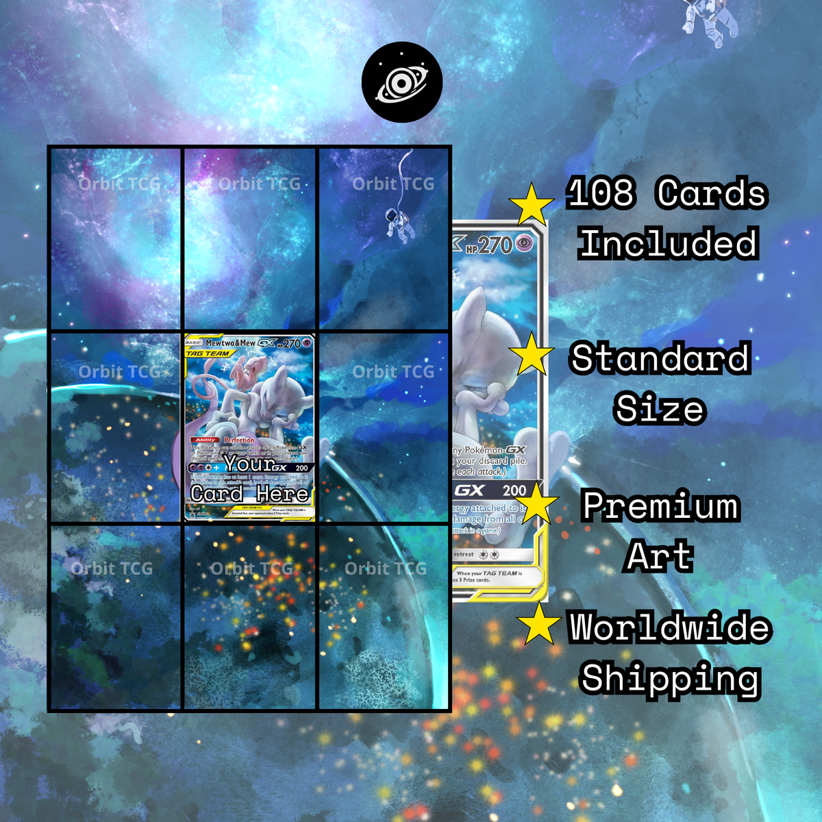 Mewtwo & Mew GX #SM191 - Sun and Moon