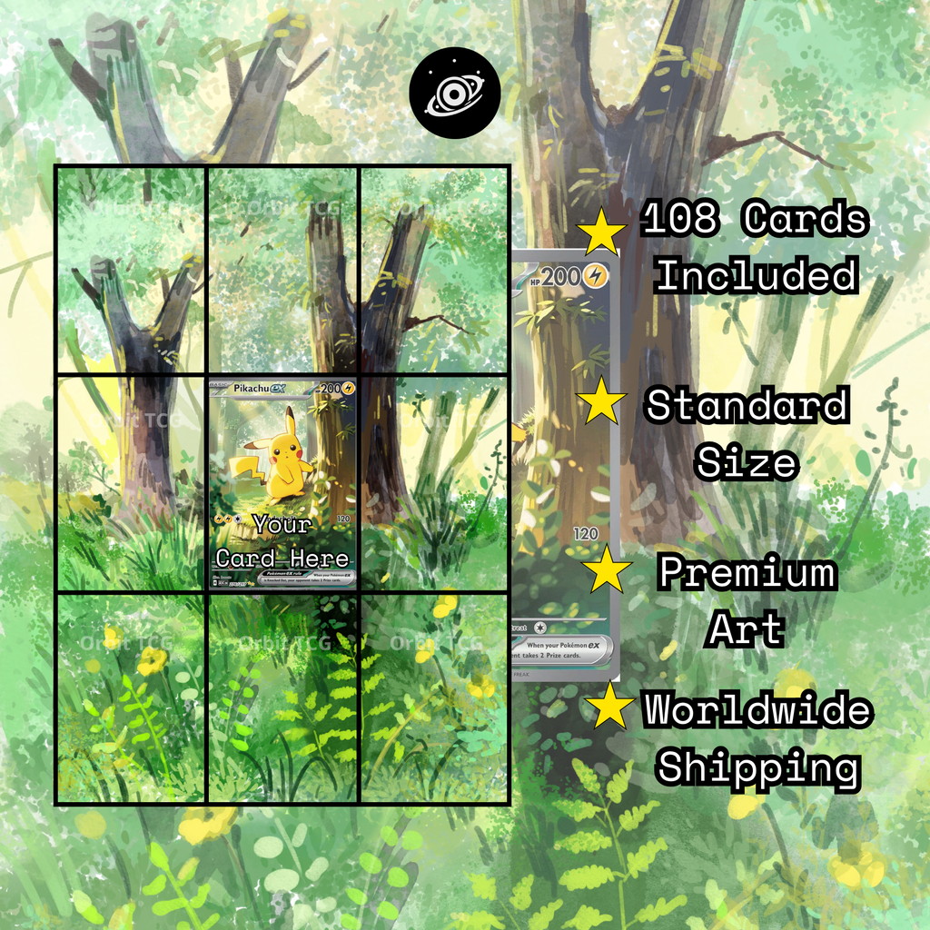 Pikachu ex Extended Art Background | Ascended Heroes #276 ⚡