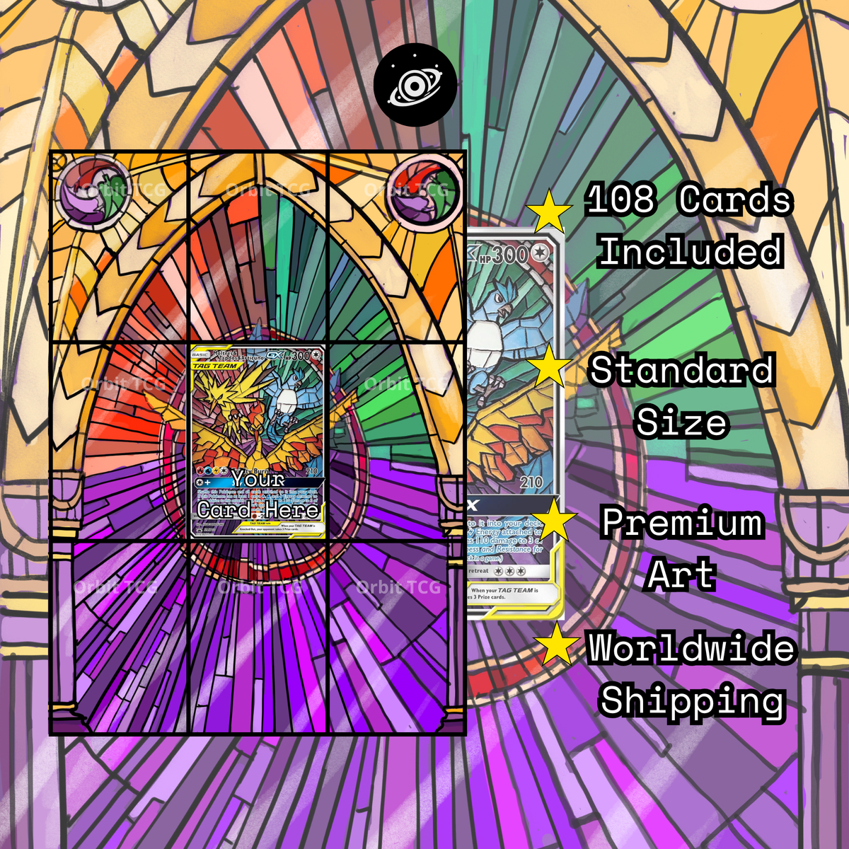 Moltres & Zapdos & Articuno GX Extended Art Background | Sun & Moon Promo #SM210