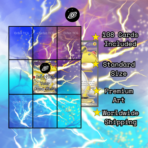 Ampharos EX Extended Art Background — AOR 087
