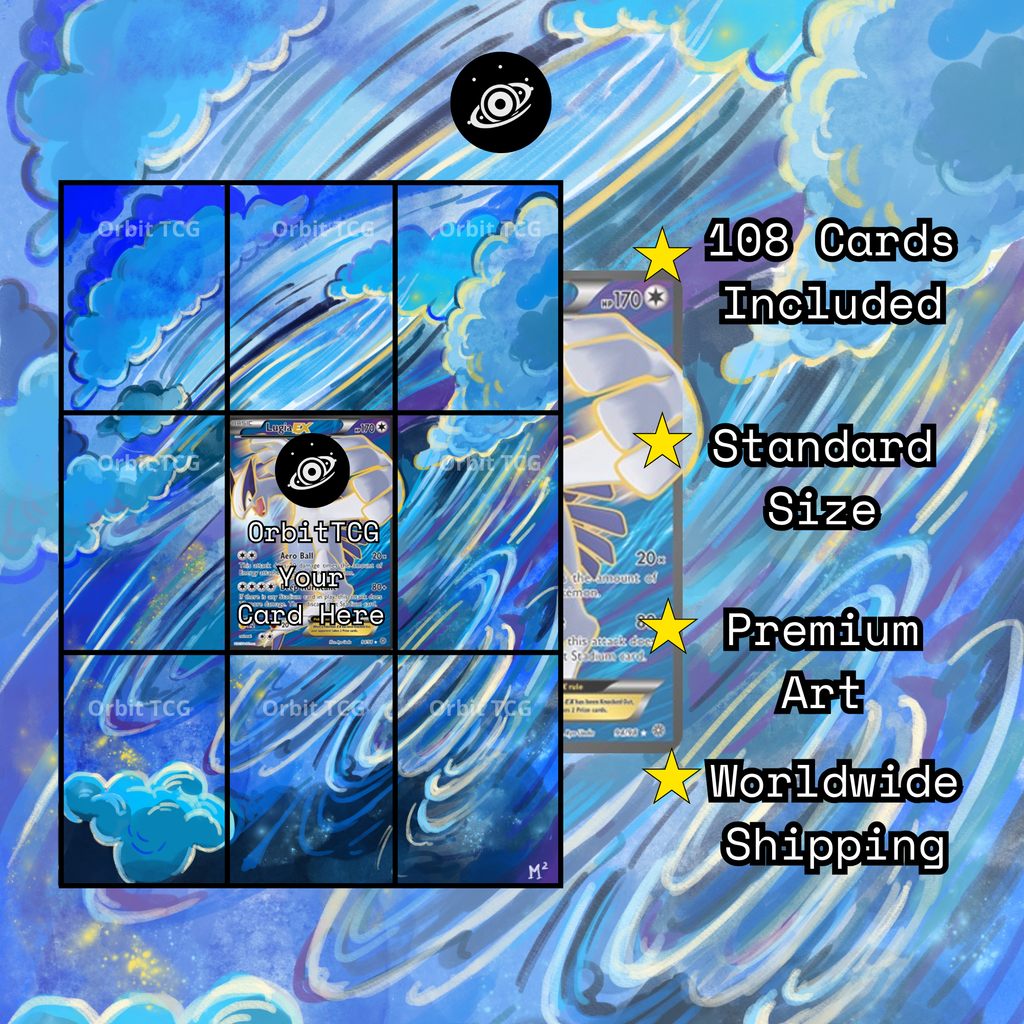 Lugia EX Extended Art Background — AOR 094 | OrbitTCG