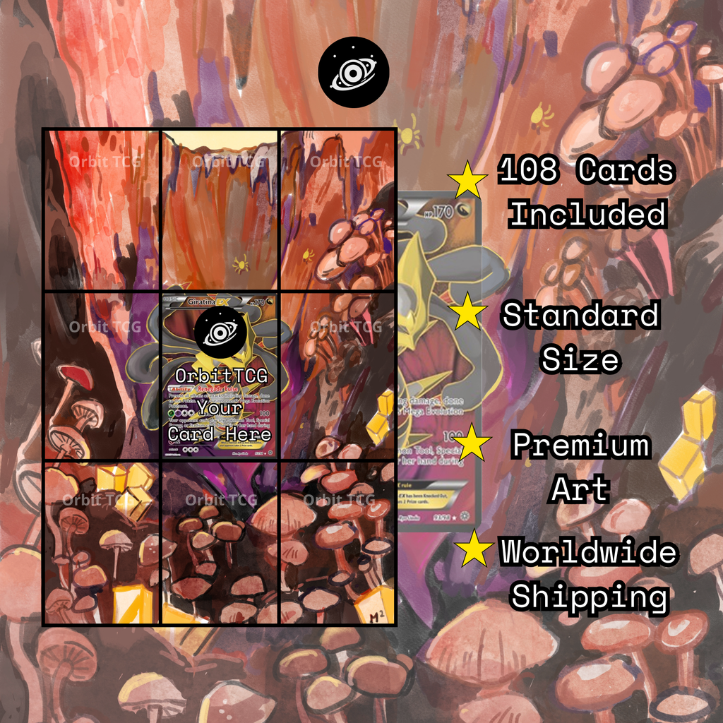 Giratina EX V2 Extended Art Background — AOR 093