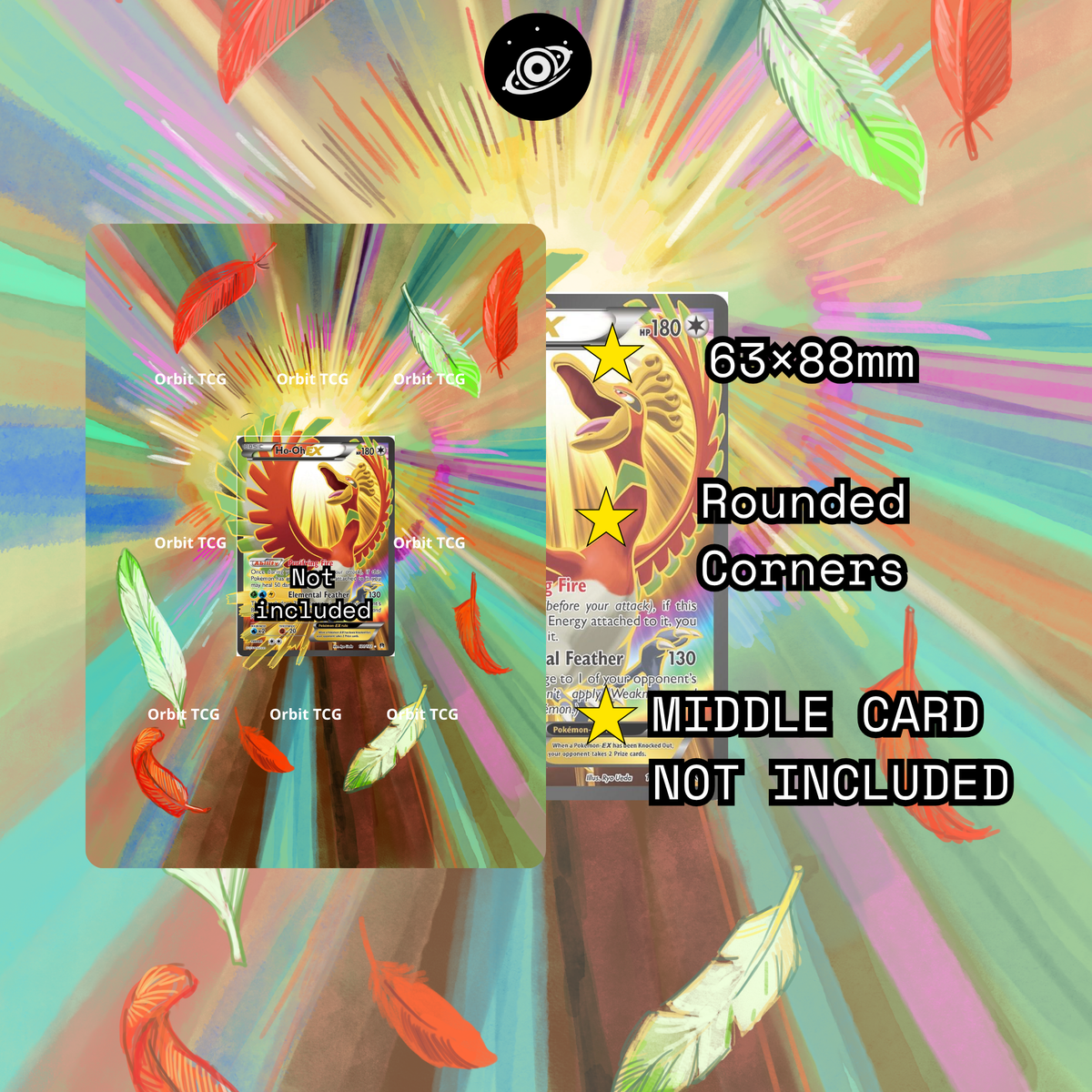 Ho-Oh EX Extended Art Background | BREAKpoint #121