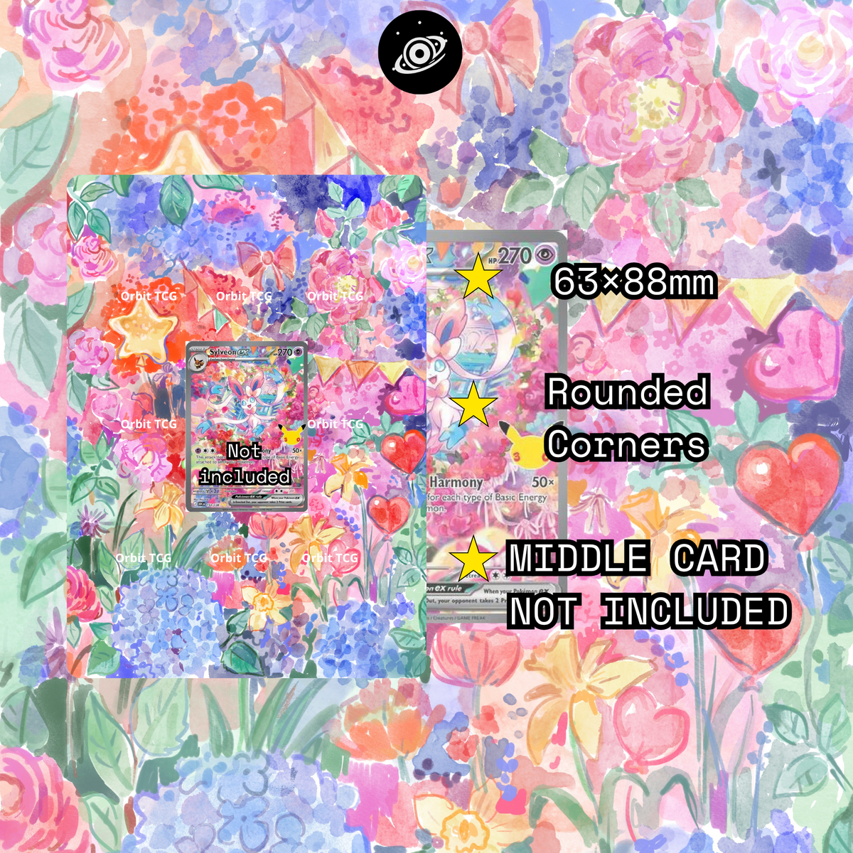 Sylveon ex Extended Art Background | Pokémon 30th Celebration | 30C 153