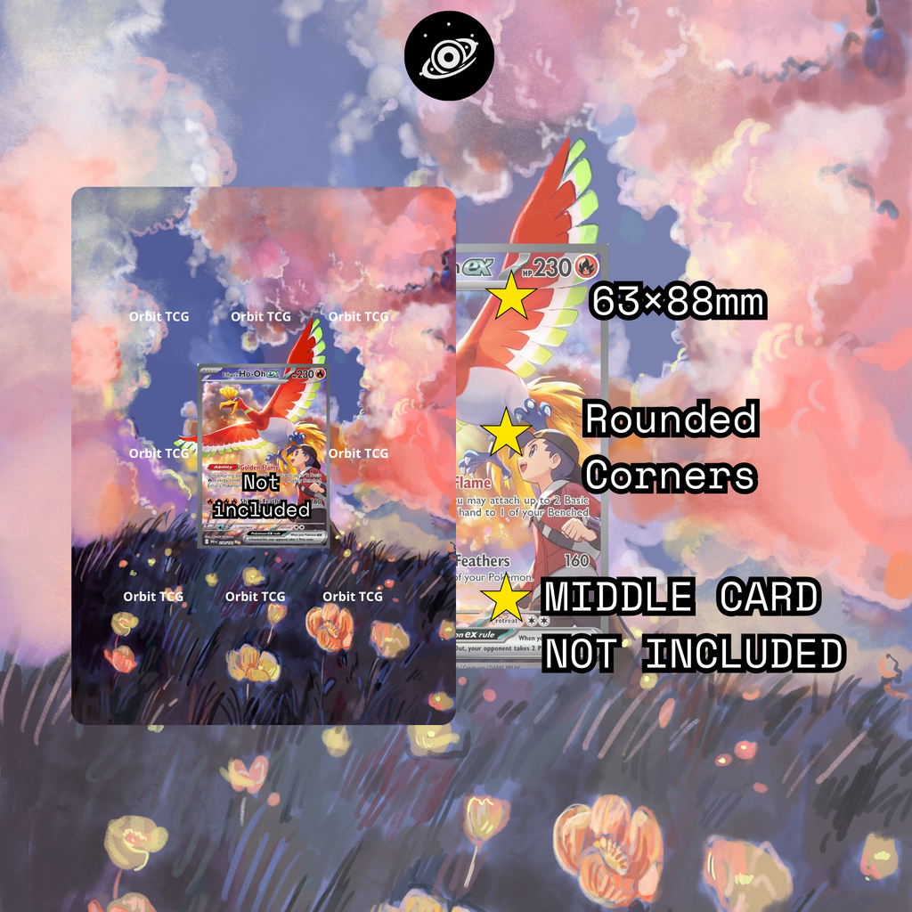 Ethan's Ho-Oh ex Extended Art Background | Destined Rivals #23- DRI