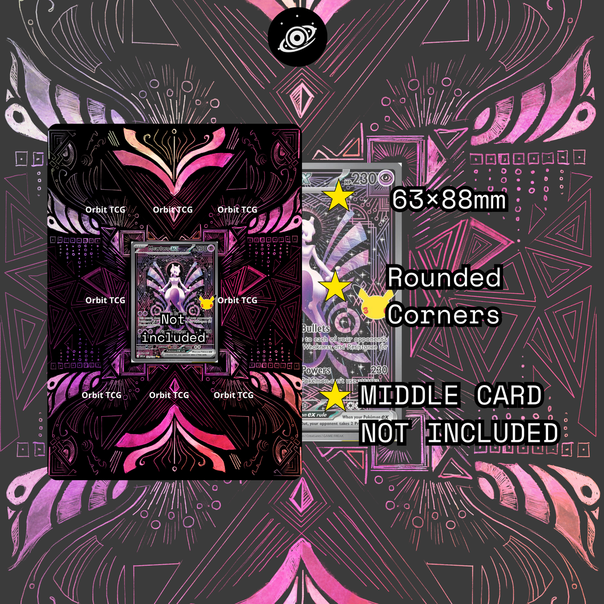 Mewtwo ex Extended Art Background | Pokémon 30th Celebration | 30C 151
