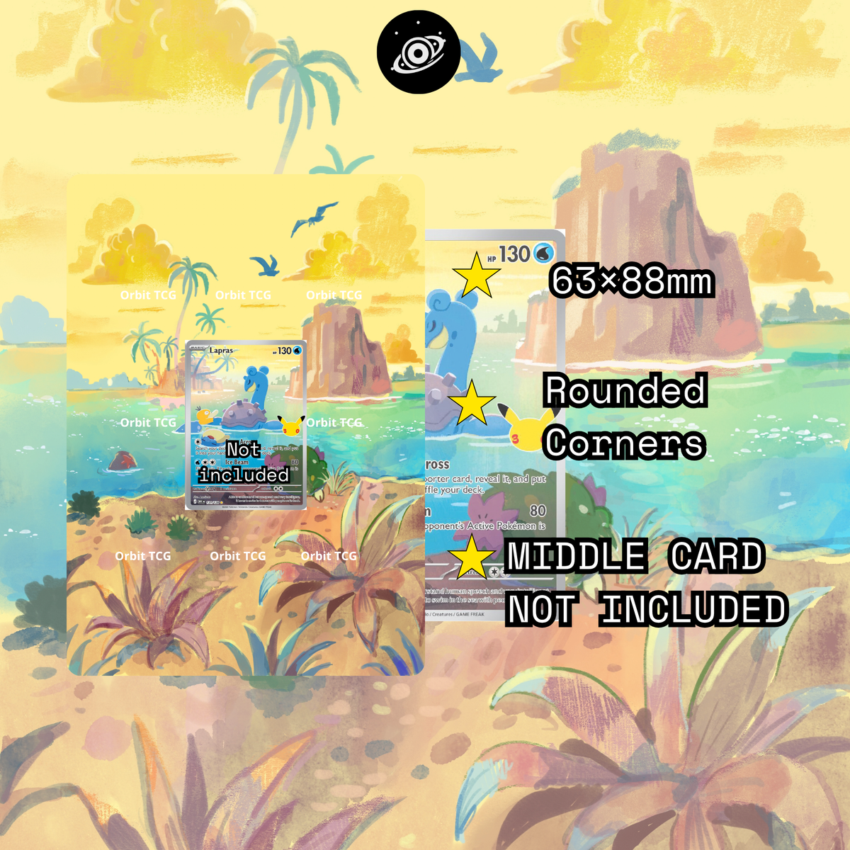 Lapras Extended Art Background | Pokémon 30th Celebration | 30C 131