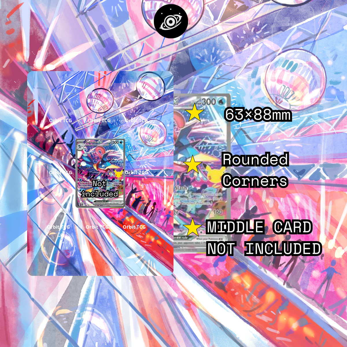 Greninja ex Extended Art Background | Pokémon 30th Celebration | 30C 148