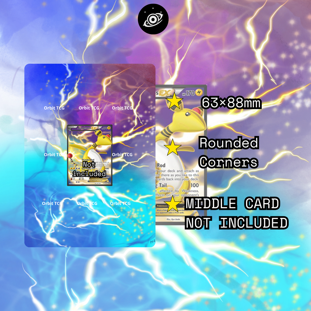 Ampharos EX Extended Art Background — AOR 087