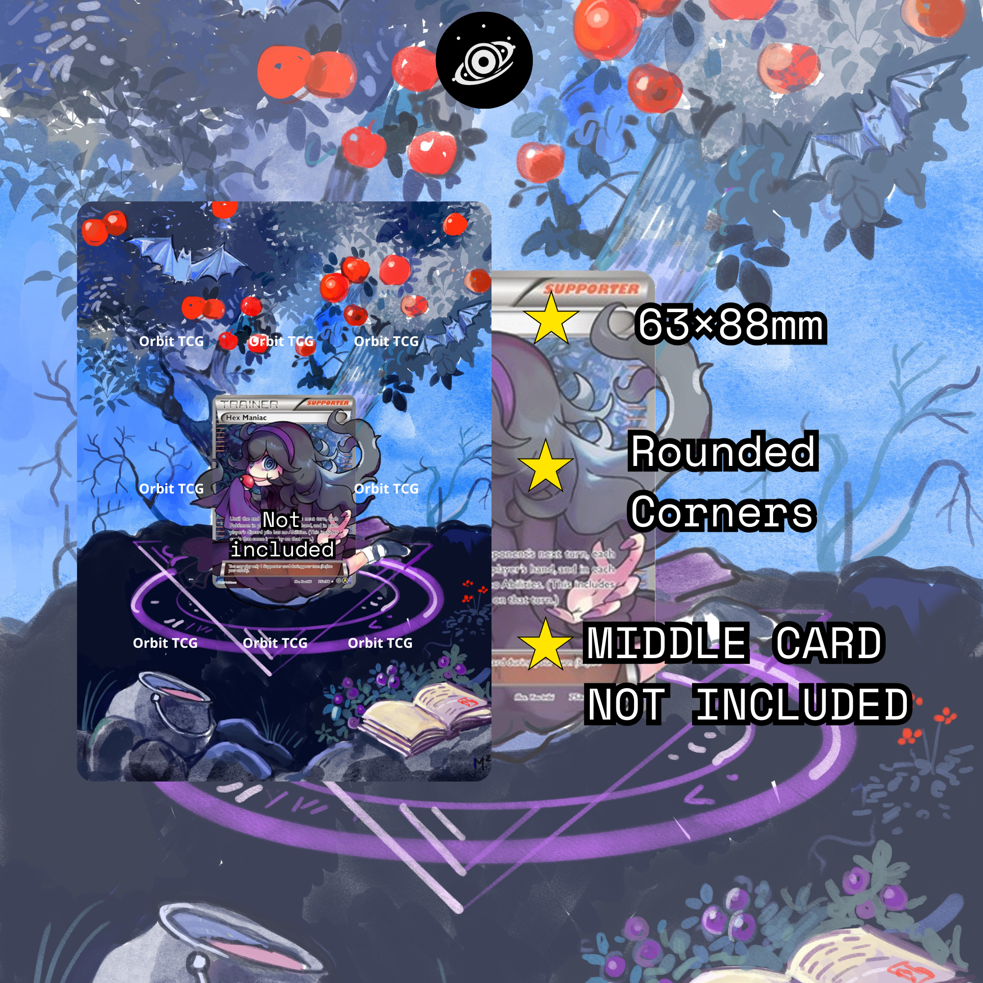 Hex Maniac V2 Extended Art Background — AOR 75a