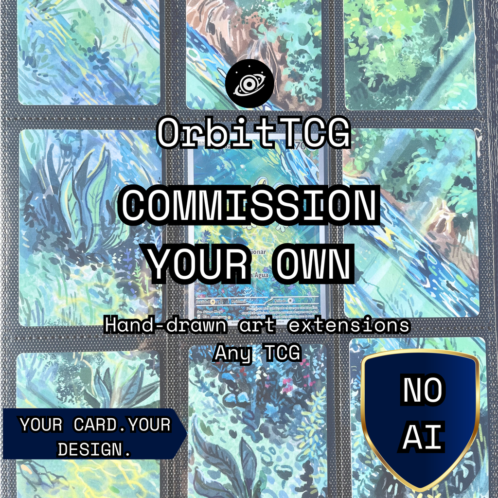 Custom Art Extension Commission — Any TCG, Hand-Drawn to Order